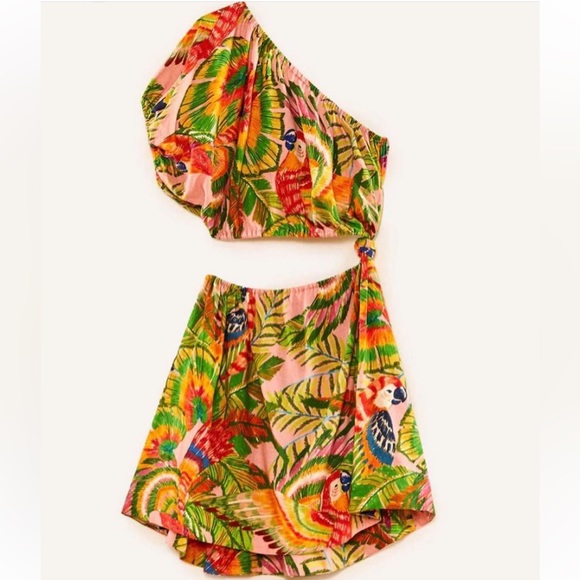 Farm Rio Cut Out Mini Dress - Picture 2 of 2